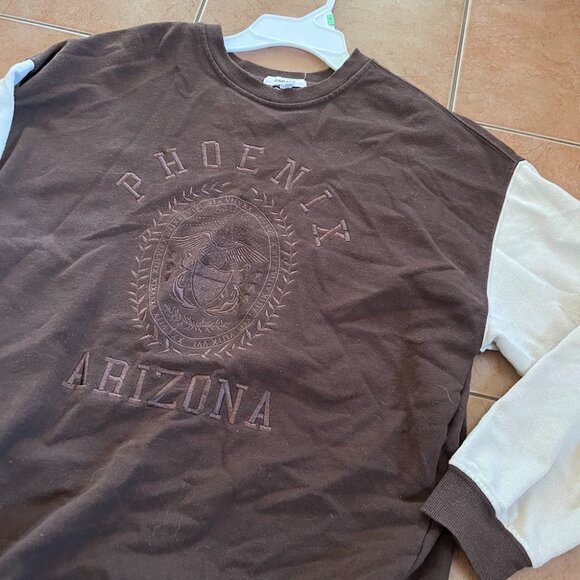 Garage Brown and Cream Sweatshirt - Picture 4 of 11